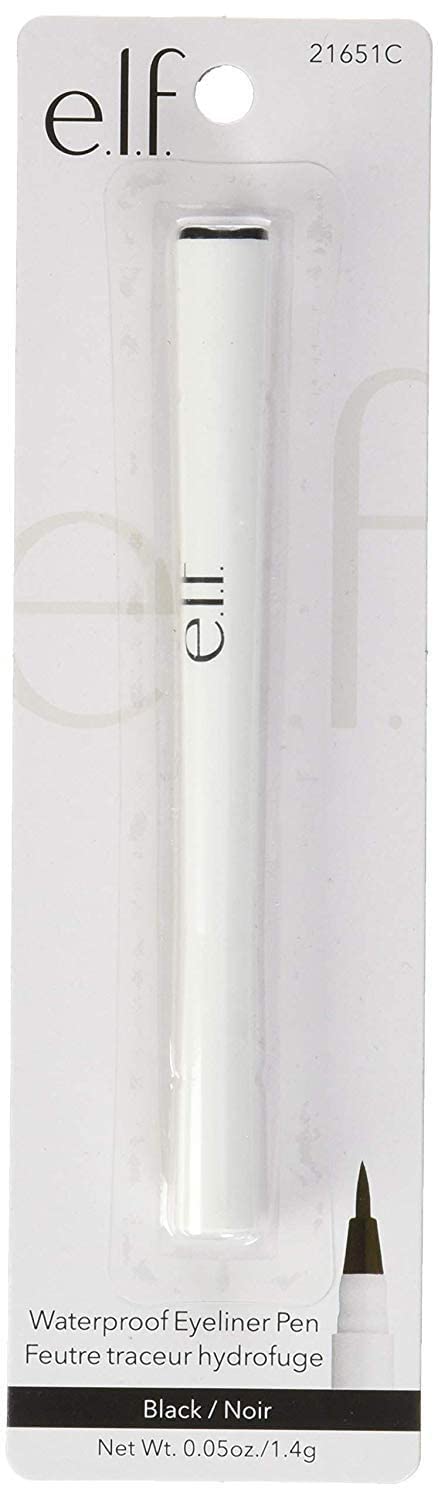 e.l.f. Waterproof Eyeliner Pen, Black, 0.06 Ounce